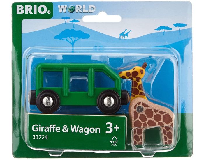 BRIO Wagon - Transporteur de Girafe - Ds 3 ans  (3)