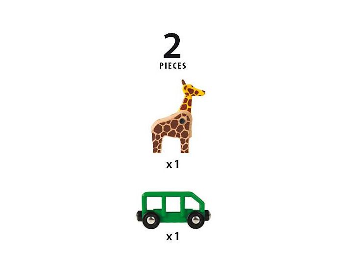 BRIO Wagon - Transporteur de Girafe - Ds 3 ans  (6)