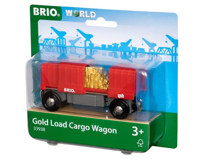 BRIO Wagon Cargo - Rouge - Ds 3 ans (1)