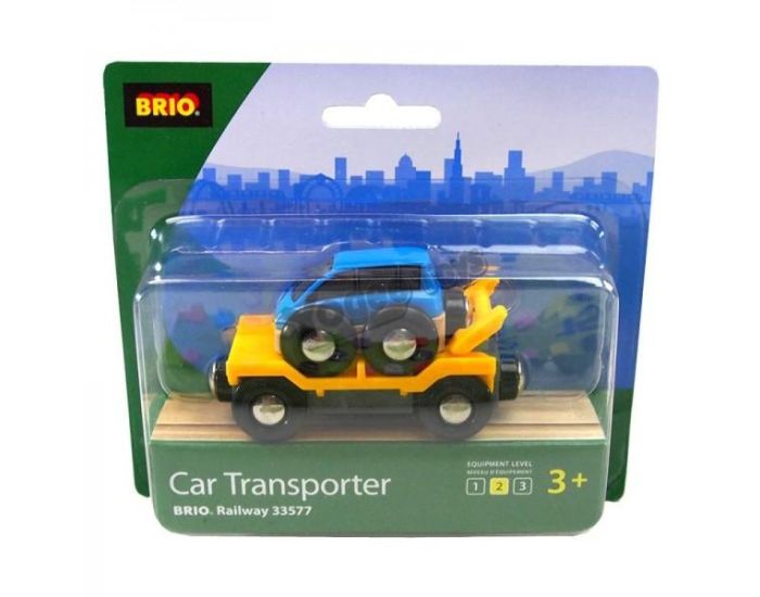 BRIO Wagon Transport de Voiture Bleu - D�s 3 ans (3)