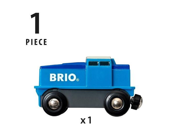 BRIO Locomotive de Fret  Pile - Bleu - Ds 3 ans (6)