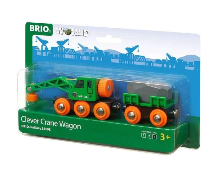 BRIO Wagon Grue Ingnieux - Ds 3 ans (1)