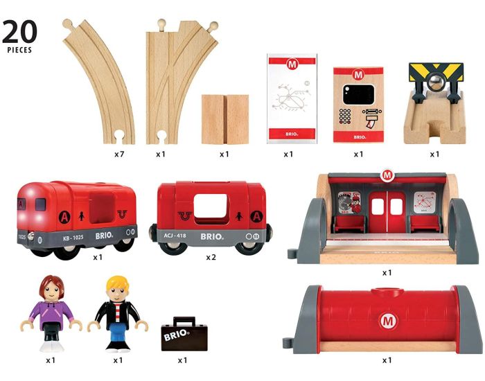 BRIO Circuit M�tro - D�s 3 ans (1)