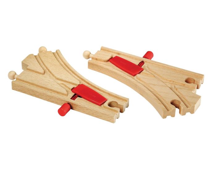 BRIO Aiguillages M�caniques en Bois - D�s 3 ans  (2)