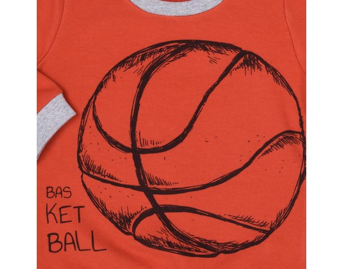 KITIKATE Sweat T-shirt en Coton Bio - Basket (1)
