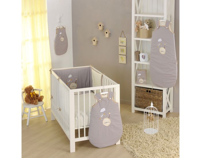 P'TIT BASILE Housse de couette 100x140 cm - Chouette (2)