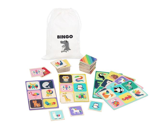 VILAC Loto en Bois - Animaux Arc-en-Ciel - D�s 2 ans (1)