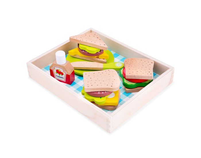 NEW CLASSIC TOYS Set de Sandwich  Prparer - Ds 24 mois (3)