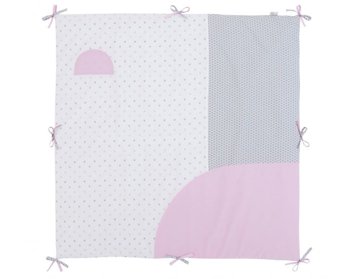 P'TIT BASILE Tapis d'Eveil - Fond de Parc 100x100 cm - Claudine (1)