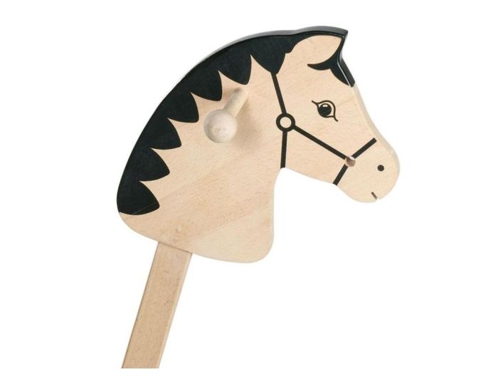 GOKI Cheval B�ton en Bois - Callu - D�s 3 ans  (1)