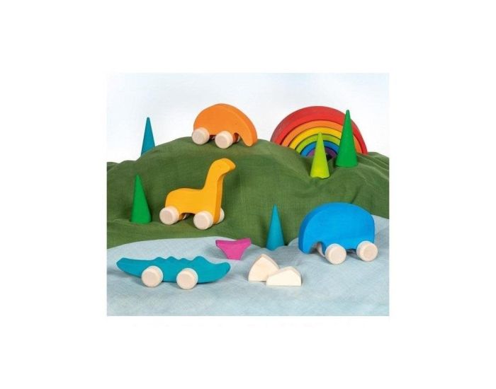 GOKI Animaux en Bois � Pousser - D�s 12 mois (2)