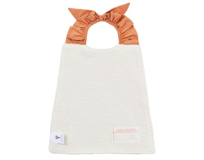 LITTLE CREVETTE Bavoir Elastiqu� - Griotte (1)