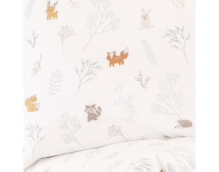 LITTLE CREVETTE Parure de Lit B�b� Taie et Housse de Couette - Dream Forest - 100�140 cm (3)
