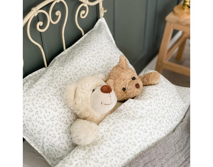 LITTLE CREVETTE Parure de Lit B�b� - Taie et Housse de Couette - Petit Buis - 100x140 cm (1)