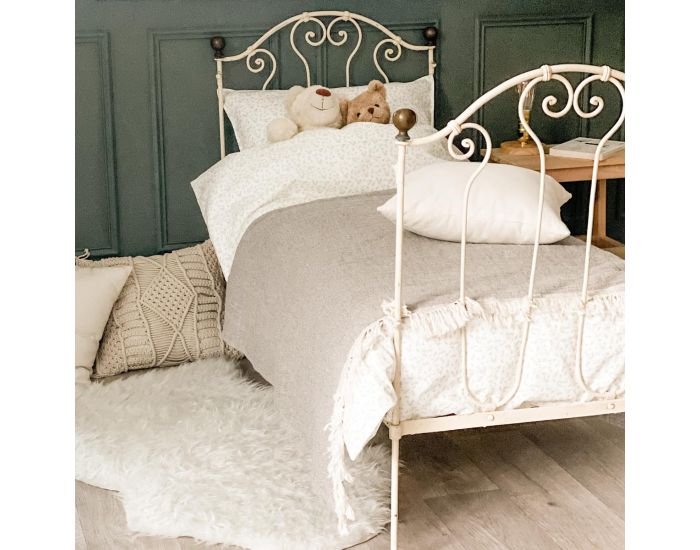 LITTLE CREVETTE Parure de Lit B�b� - Taie et Housse de Couette - Petit Buis - 100x140 cm (2)