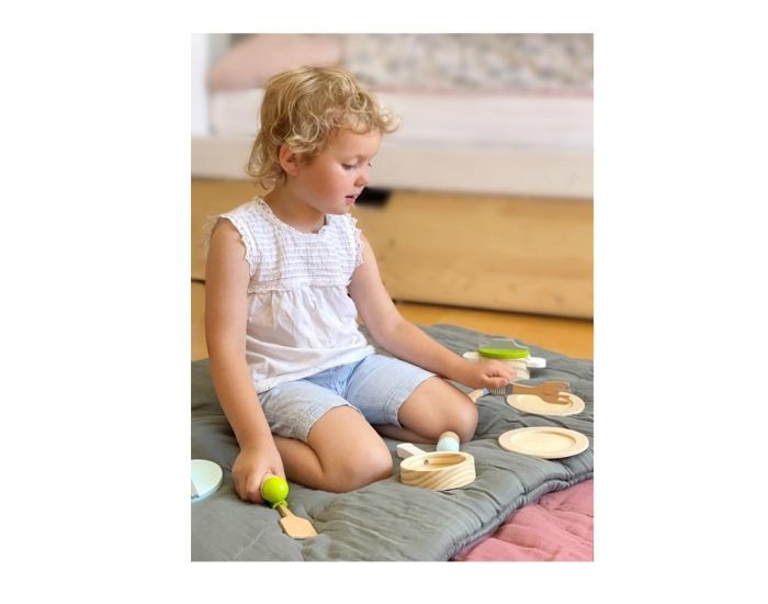 SMALL FOOT Couverts et Casseroles en Bois - D�s 2 ans (1)