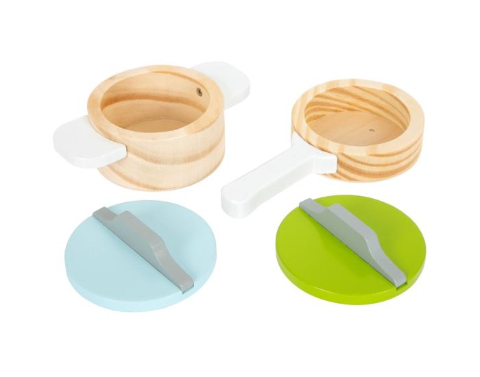 SMALL FOOT Couverts et Casseroles en Bois - D�s 2 ans (3)