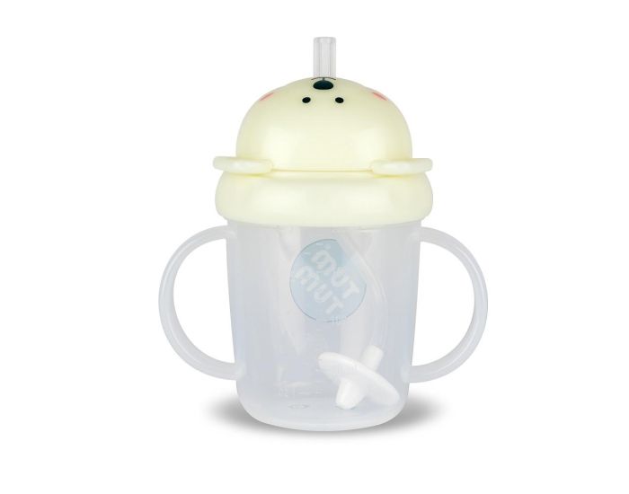 TUM TUM Tasse Anti Fuite + Paille Lest�e Ours Polaire Phosphorescent - V3  (1)