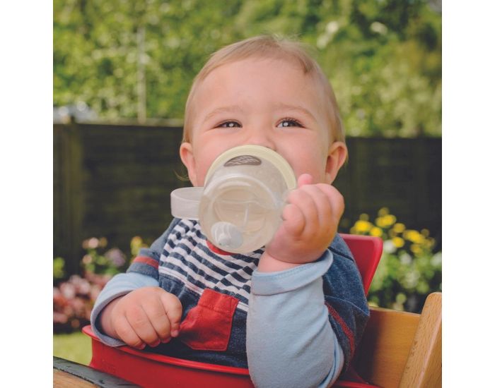 TUM TUM Tasse Anti Fuite + Paille Lest�e Ours Polaire Phosphorescent - V3  (2)