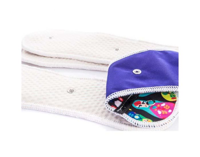 BUMMIS Serviette et 3 inserts ULTRA Coton Bio Fabulous Flo (3)