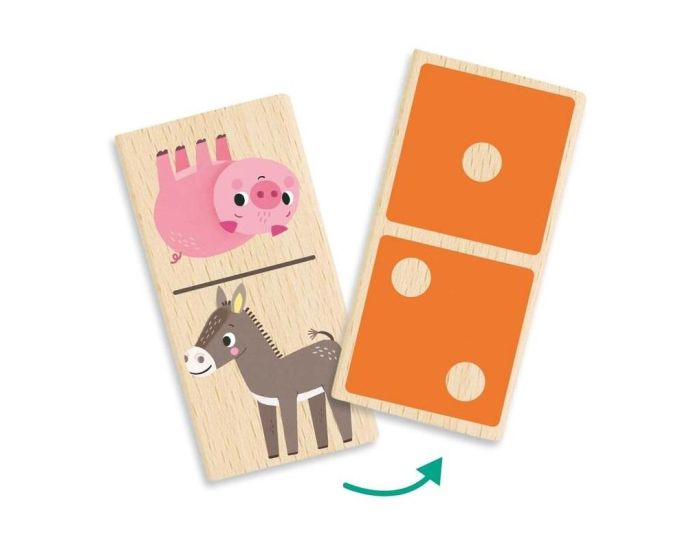 GOULA Dominos en Bois - Ferme - D�s 2 ans (2)
