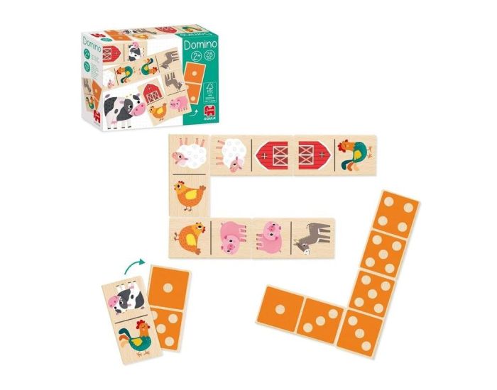 GOULA Dominos en Bois - Ferme - D�s 2 ans (3)