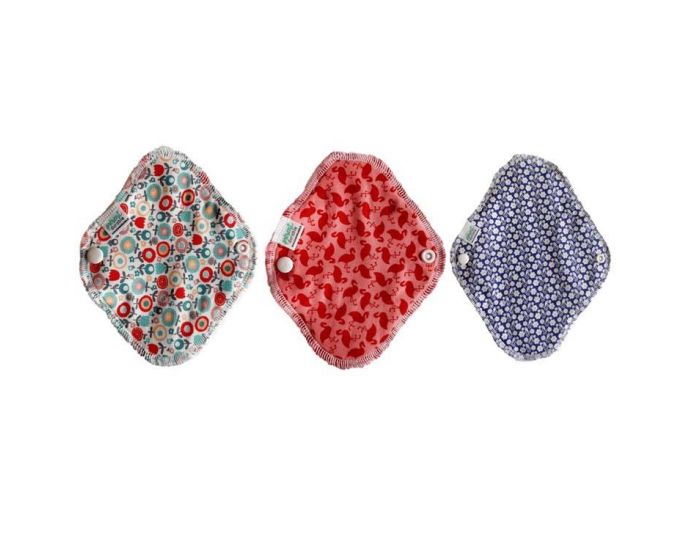 ALTEROSAC Lot de 3 serviettes hygi�niques lavables (4)