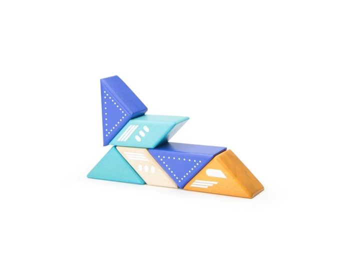 TEGU 6 Blocs en Bois Magn�tiques - Avion � R�action - D�s 12 mois (1)