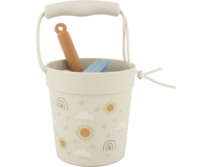 ULYSSE Seau de Plage en Silicone Arc-en-Ciel - D�s 18 mois (2)