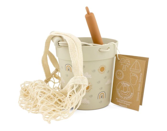 ULYSSE Seau de Plage en Silicone Arc-en-Ciel - D�s 18 mois (3)