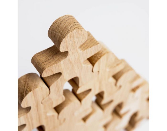 FLOCKMEN Lot de 16 Jouet Libre en bois - Ds 2 ans (7)