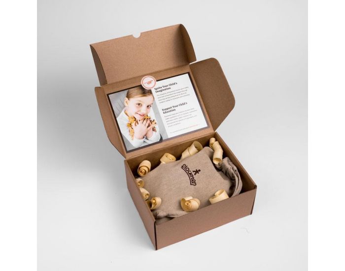 FLOCKMEN Lot de 16 Jouet Libre en bois - D�s 2 ans (14)