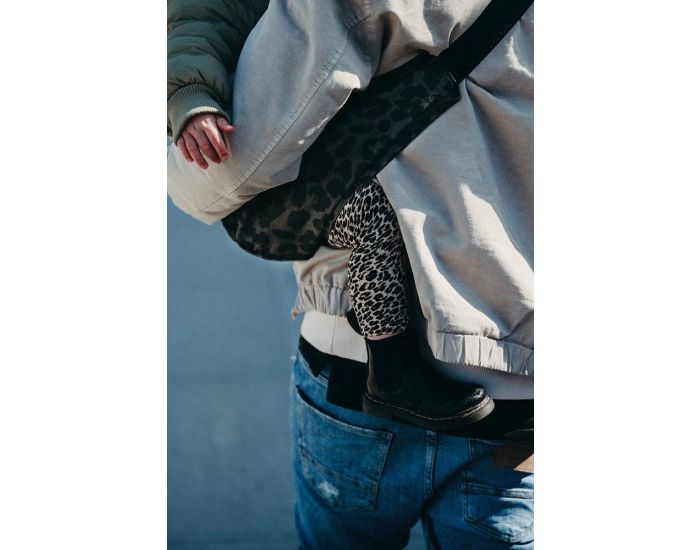 WILDRIDE Porte-b�b� - Grey L�opard (3)