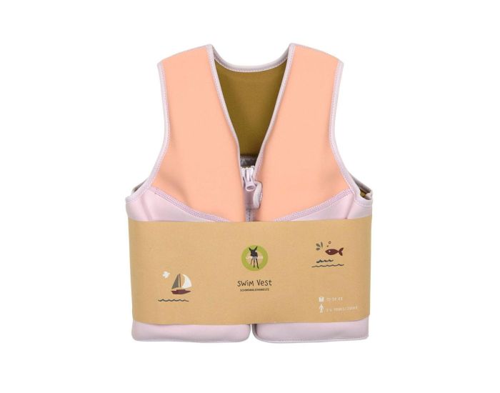LASSIG Gilet de Natation Enfant - Lavande - De 15 � 30 kg  (2)