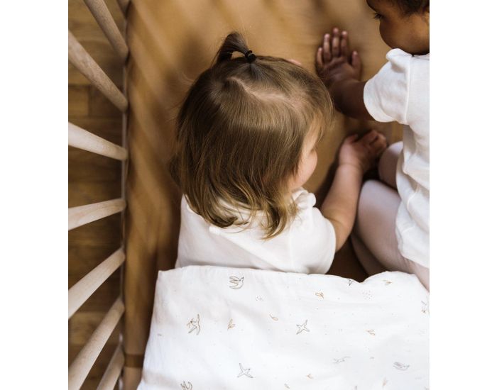 KADOLIS Housse de Couette Coton Bio B�b� - L'envol�e (5)