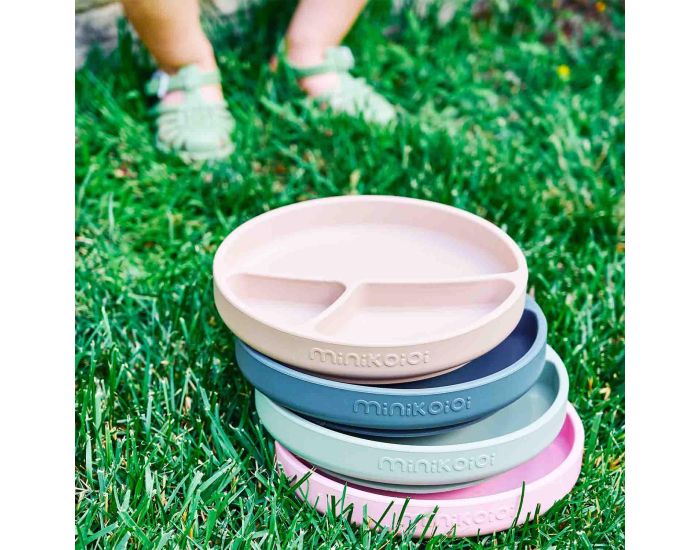 MINIKOIOI Assiette B�b� � Ventouse en Silicone (3)