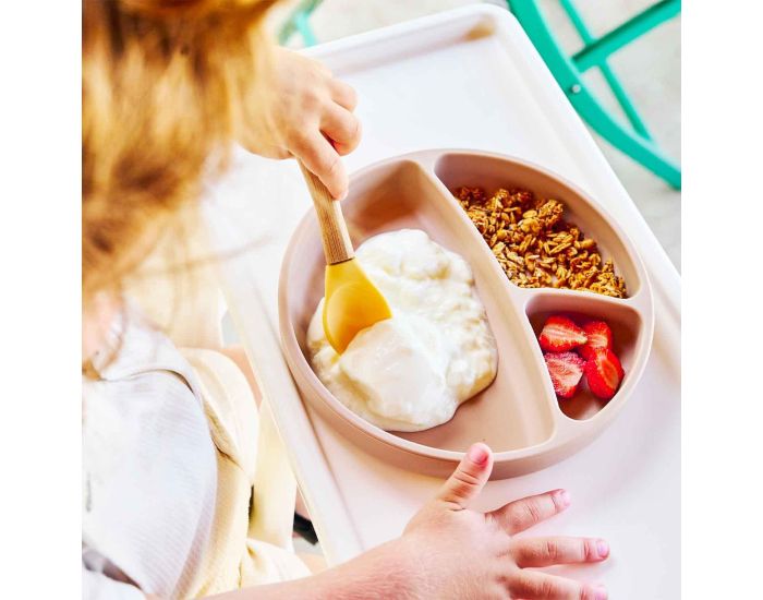 MINIKOIOI Assiette B�b� � Ventouse en Silicone (6)