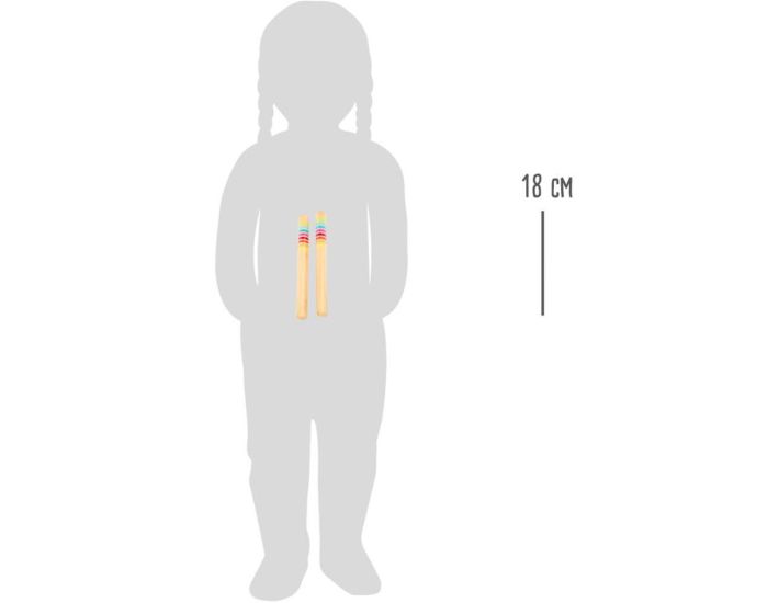 SMALL FOOT COMPANY Paire de Claves en Bois - D�s 3 ans  (2)