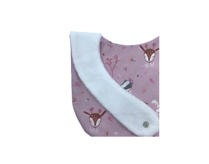 MON JOLI BAVOIR Lot Bavoir Nourrisson & Bavoir Prot�ge Epaule - Animaux - Rose (3)