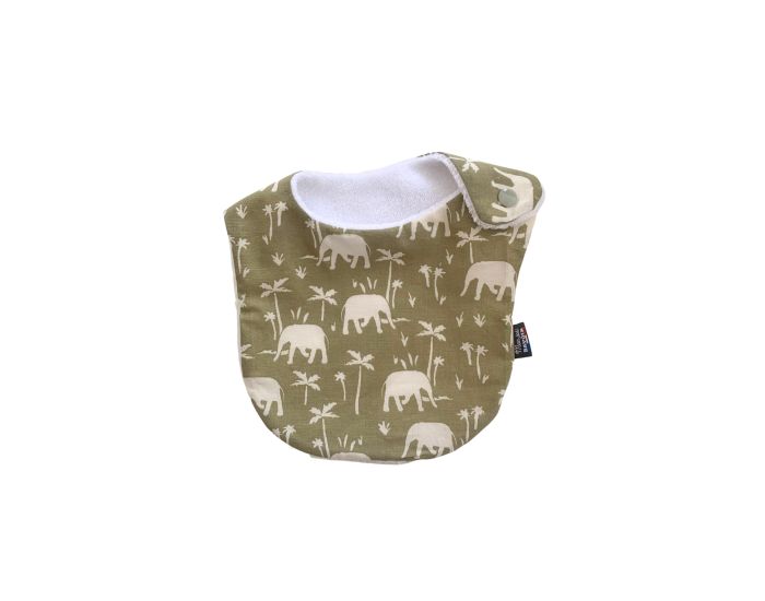  MON JOLI BAVOIR Lot Bavoir Nourrisson, Prot�ge Epaule & Lingettes - El�phants (1)