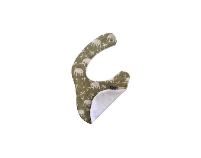  MON JOLI BAVOIR Lot Bavoir Nourrisson, Prot�ge Epaule & Lingettes - El�phants (2)