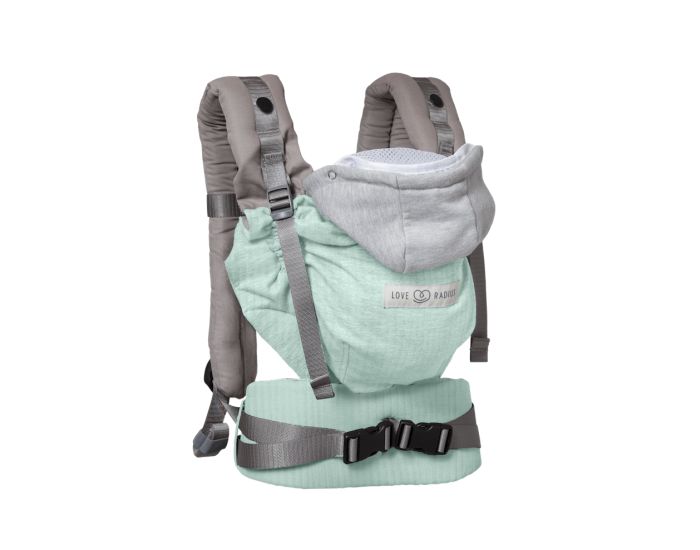 LOVE RADIUS Porte-B�b� HoodieCarrier 2 - Sauge (10)