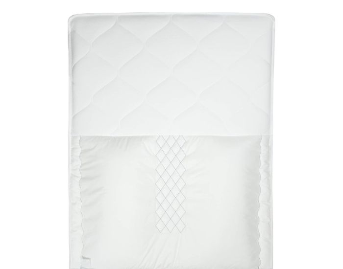 SEVIRA KIDS Matelas Anti-Reflux avec Plan Inclin� et Cale B�b� Amovible - Blanc - 60x120 cm Tissu 100% polyester trait� anti-acariens et antibact�rien (2)