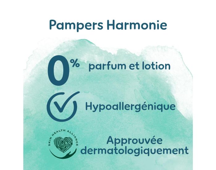 PAMPERS 4 x 22 Couches Harmonie Taille 4 - 9 � 14 kg (3)