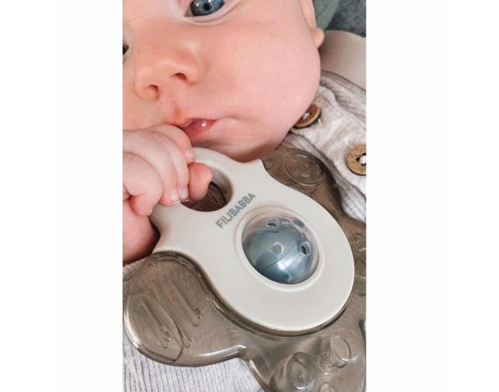 FILIBABBA Lot de 2 Anneaux de Dentition R�frig�rants - �toiles - D�s 3 mois (2)