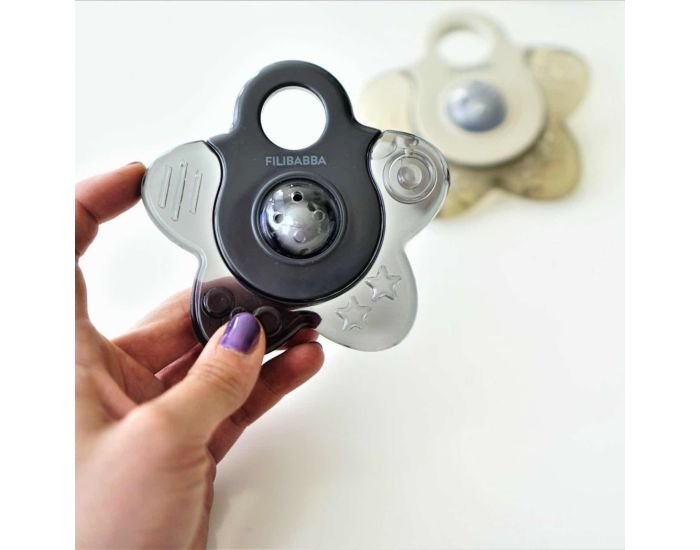 FILIBABBA Lot de 2 Anneaux de Dentition R�frig�rants - �toiles - D�s 3 mois (4)