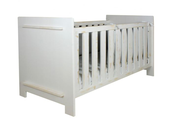 LA CABANE DE CALYS Lit volutif 70*140 - Norwood - Lasur Blanc Lasur Blanc (1)