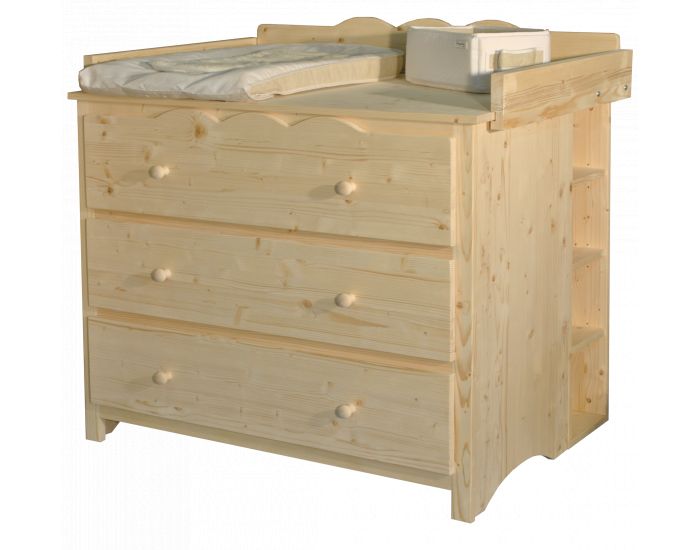 LA CABANE DE CALYS Commode 3 tiroirs + Plan  langer - Lali (2)