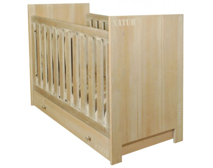 LA CABANE DE CALYS Tiroir de lit 60*120 - Natur Wood (1)