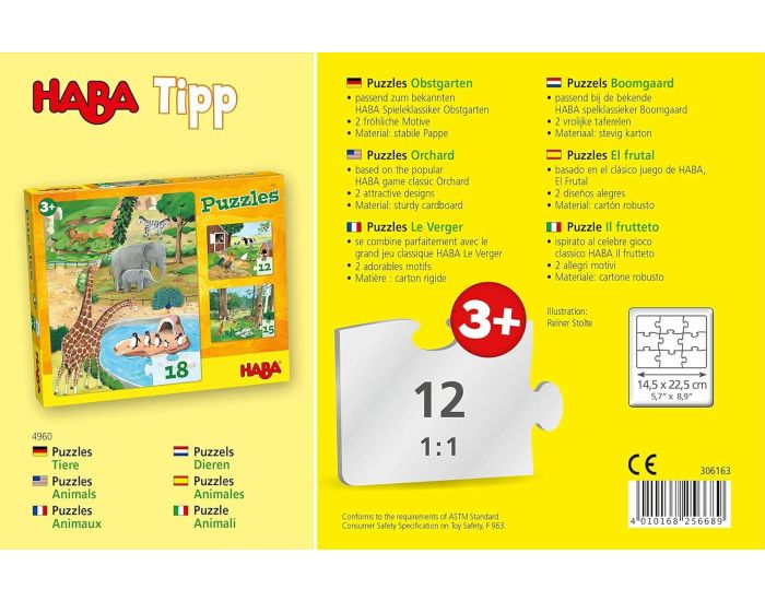HABA Puzzles Le Verger - D�s 3 ans  (3)
